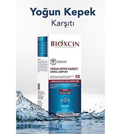 Bioxcin Aqua Thermal Kepekli Saçlar İçin Kepek Önleyici Salisilik Asitli Şampuan 200 ml