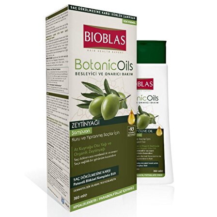 Bioblas Botanic Oils Tüm Saçlar İçin Dökülme Karşıtı Defne Yağlı Şampuan 360 ml