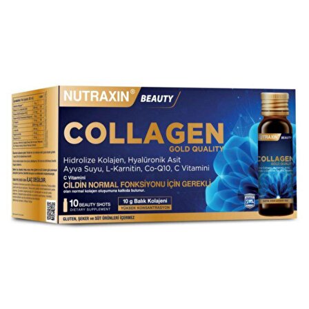 Nutraxin Beauty Gold Collagen 10 X 50 Ml