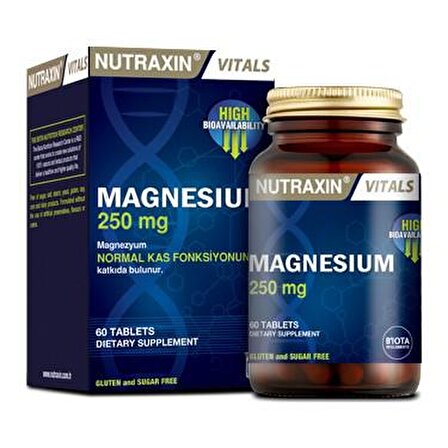 Nutraxin Magnesıum 250 Mg Tablet