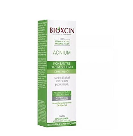 Bioxcin Acnium Konsantre Bakim Serumu 15 Ml