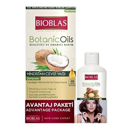 Bioblas Şampuan Botanic Oils Hindistan Özlü 360ml + 150ml Hediyeli