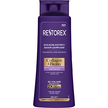 Restorex Tüm Saçlar İçin Hacim Verici Şampuan 500 ml