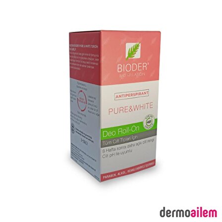 Bioder Antiperspirant Ter Önleyici Leke Yapmayan Roll-On Deodorant 50 ml