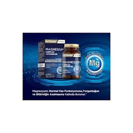 Nutraxin Magnesıum Complex + Vitamin B6