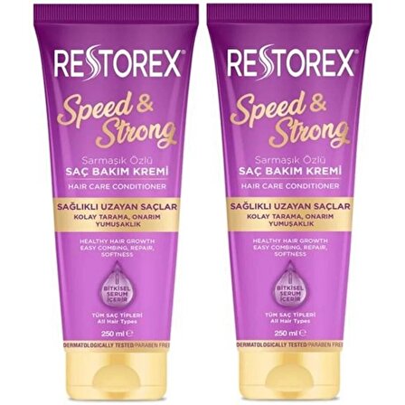 Restorex Sağlıklı Uzama Etkili Sarmaşık Özlü Saç Bakım Kremi 250 ml 2 ADET
