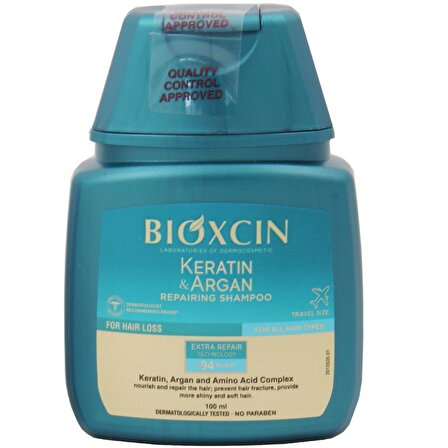 Bioxcin Keratin Ve Argan Onarıcı Şampuan 100 ml Seyahat Boy