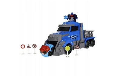 Ctoy Mega Yaratıcı Robot Taşıma Kamyonu - Mavi