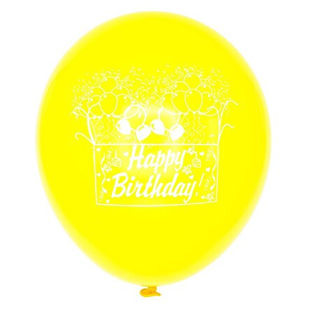 HBK 25'li Happy Birthday Balon