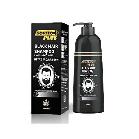 Softto Plus Tüm Saçlar İçin Siyahlaştırıcı Şampuan 350 ml
