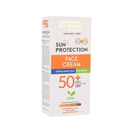 Softto Plus Güneş Koruyucu Yüz Kremi 75 ml SPF 50 + UVA/UVB