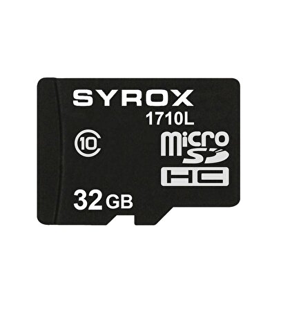 Syrox 32 GB Micro Sd Card Hafıza Kartı & Adaptörü Class 10 MC32