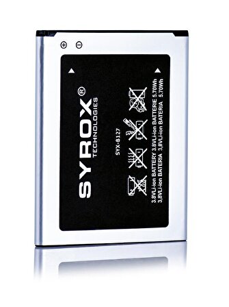 Syrox Samsung Galaxy S3 Mini (I8190-I8200) / J1 Mini Batarya 1500 mAh B127