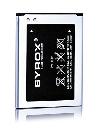 Syrox Samsung Galaxy S3 Mini (I8190-I8200) / J1 Mini Batarya 1500 mAh B127