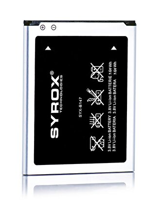Syrox Samsung I8530 / I8552 Batarya 2000 mAh B147
