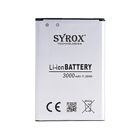 Syrox LG G4 / G4 Stylus Batarya BL-51YF 3000 mAh B181