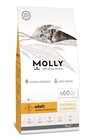 Molly Tavuklu Yetişkin Kedi Maması 15 KG