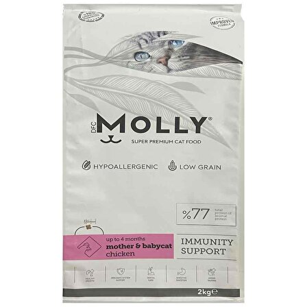 Molly Mother Babycat Yavru Kedi Maması Tavuklu 2 Kg
