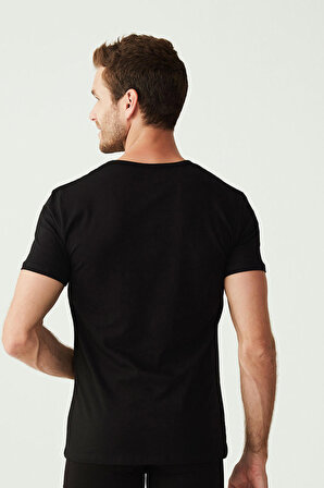 U.S. Polo Assn. Erkek Siyah 2 Li T-Shirt