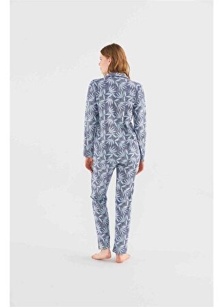 MOD 3803 BAYAN Boydan Patlı Pijama Takım