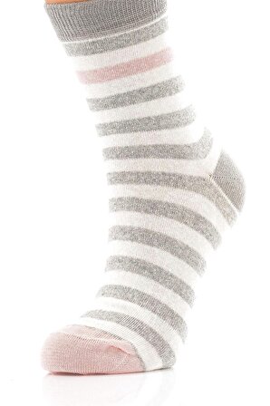 Miorre 6'lı Bayan Çizgili Çorap