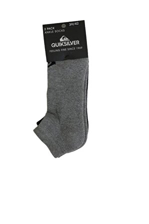 Quiksilver Açık Gri Erkek Çorap TEQYAA07006_E_DAY LOW CUT SOCKS
