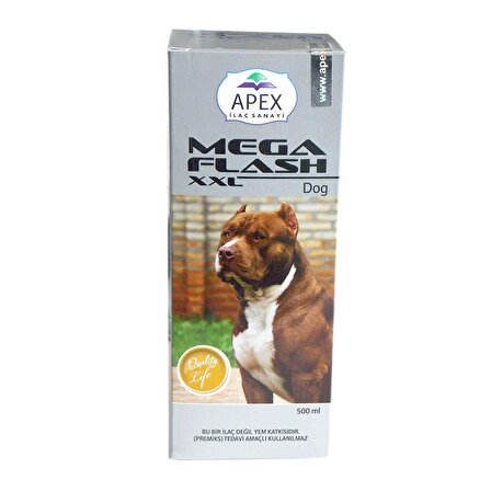 Apex Mega Flash Yavru - Yetişkin Kas - Kemik Geliştirici Kalsiyum Sıvı 500 ml 