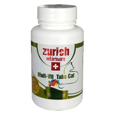Zurich Yavru-Yetişkin Vitamin Destekleyici Multi Vitamin Tablet 100 Tablet