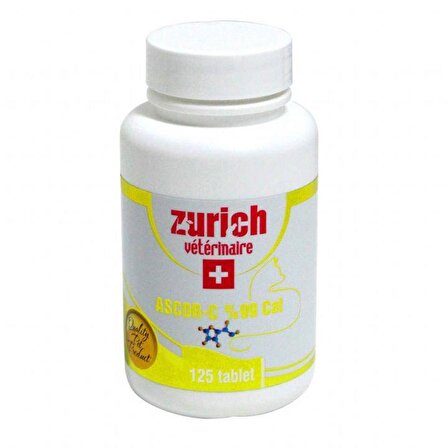 Zurich Cat Ascor-C%99 Kedi C Vitamini 125 Tabs