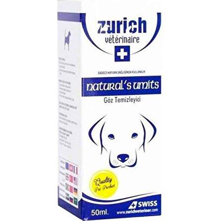 Zurich Köpekler İçin Göz Temizleyici 50 Ml