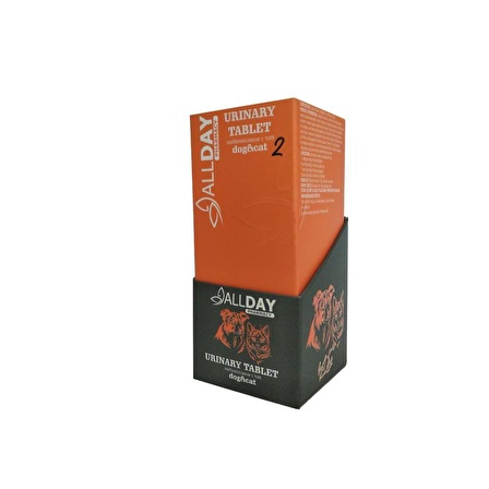 AllDay 2 Urinary Kedi Ve köpekler İçin Tablet 75 gr