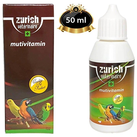 Zurich Bird Kuşlar için Multivitamin 50 Ml