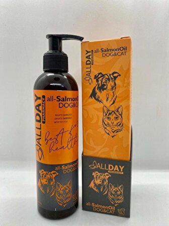 AllDay All-Salmon Oil Kedi ve Köpek Balık Yağı 200 Ml