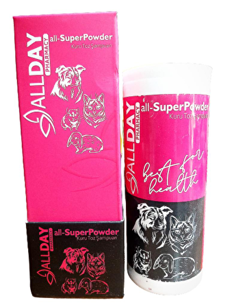 Allday All-Süper Powder Kedi ve Köpek Kuru Şampuan 150 Gr