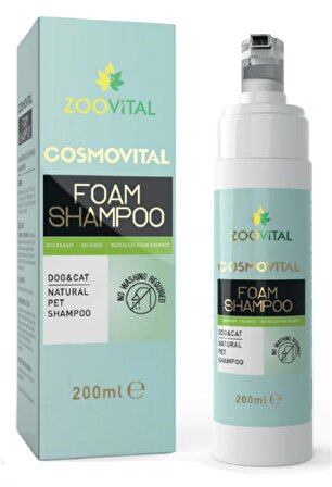Zoovital Cosmovital Foam Köpük Kedi ve Köpek Şampuanı 200 Ml