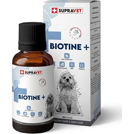 Supravet Biotine Dog Deri Tüy Sağlığı Damla 100 Ml