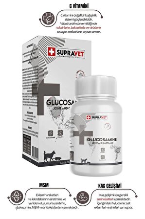 Supravet Glucosamine Kedi Köpek Eklem Ve Kas Güçlendirici 75 Tablet