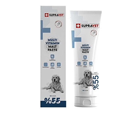 Supravet Multivitamin Malt Paste Yetişkin Köpek Vitamini 30 Gr