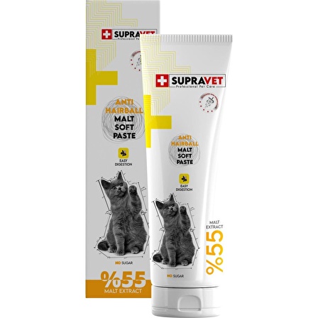 Supravet Anti-Hairball Malt Kedi Macunu 30 Gr 