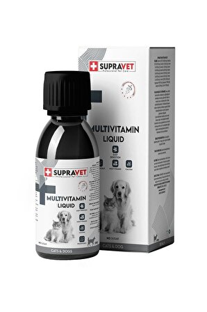 Supravet Kedi Köpek Sağlığı İçin Multi Vitamin Sıvı Damla 100 Ml