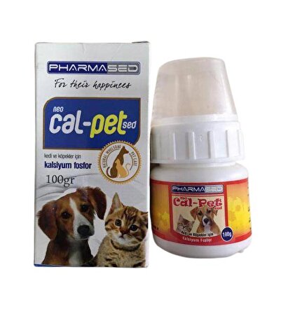 PharmaSed Neo Cal-Pet Kedi ve Köpekler için Kalsiyum Fosfor 100 gr