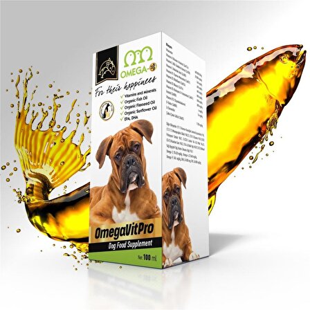 Omega Vitpro Köpek Multivitamin Somon Balık Yağı 100 ml