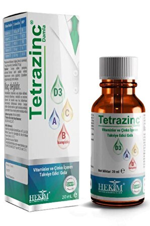 Tetrazinc Vitamin B Kompleks Damla 20 ml