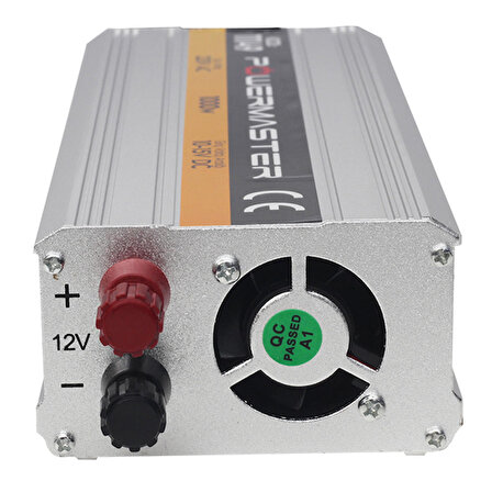 POWERMASTER PM-11149 12 VOLT 1000 WATT MODIFIED SINUS İNVERTER (10-15V ARASI-220V AC)