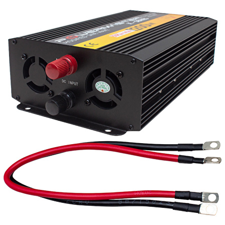 Powermaster 12 Volt 1200 Watt Modifiye Sinüs inverter Dijital Göstergeli invertör