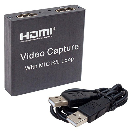 Powermaster PM-2620 4K Uyumlu 1080P USB 2.0 HDMI Video Capture Kart