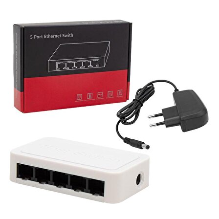 Powermaster 5 Port 10/100 Mbps Ethernet Switch PM-17647