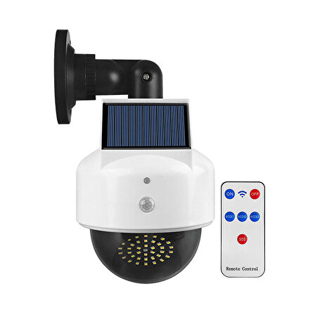 Ayt Powermaster JX-5116 Kamera Görünümlü Lamba Solar Panelli Caydırıcı Kamera