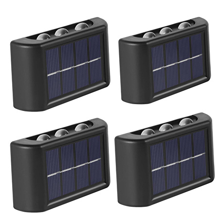 POWERMASTER DUVAR LAMBASI 4LÜ SET SOLAR APLİK