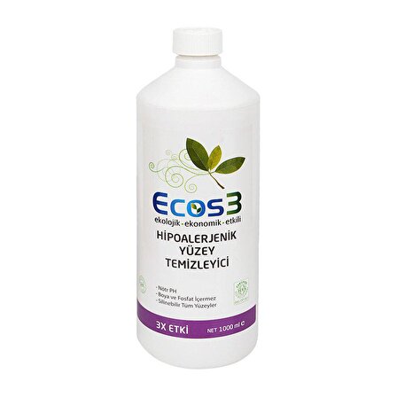 Ecos3 Organik Granit Sıvı Yüzey Temizleyici 1 lt 